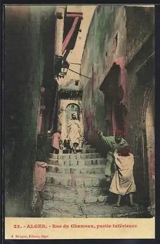 AK Alger, Rue du Chameau, partie inférieure