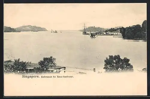 AK Singapore, Entrance to New-harbour, Hafeneingang