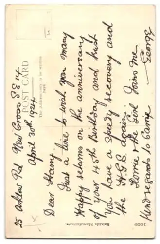 Seiden-AK Wildrose mit roten Blüten, All kind thoughts