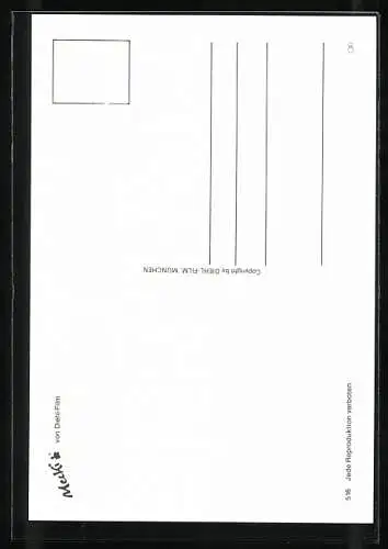 AK Mecki mit Papierflugzeug