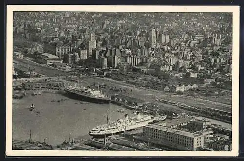 AK Buenos Aires, Vista parcial del Puerto y de la Ciudad