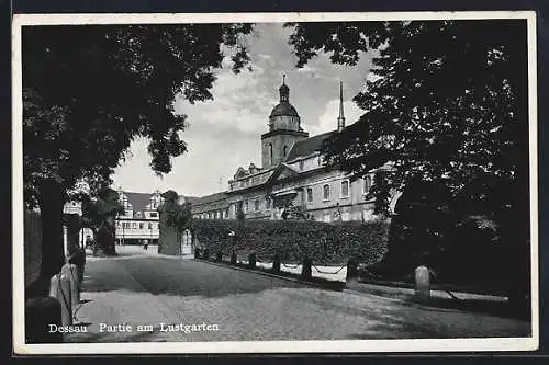 AK Dessau, Am Lustgarten