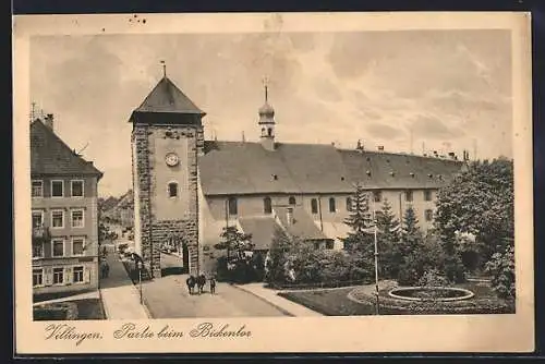 AK Villingen /Baden, Partie beim Bickentor