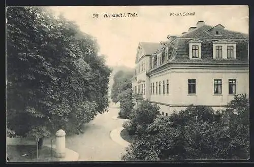 AK Arnstadt, Fürstl. Schloss