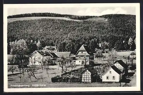 AK Friedrichsanfang / Thür. Wald, FDGB-Heim mit Umgebung