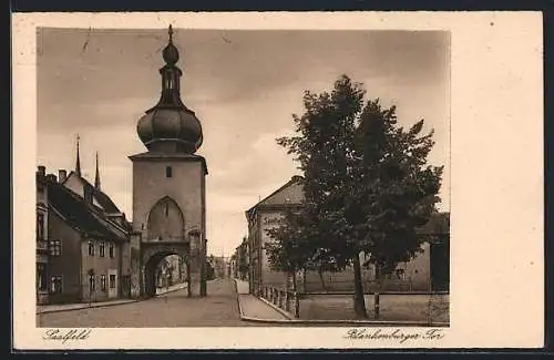 AK Saalfeld / Saale, Am Blankenburger Tor