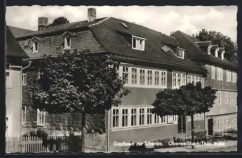 AK Oberweissbach /Thür. Wald, Gasthaus zur Schenke