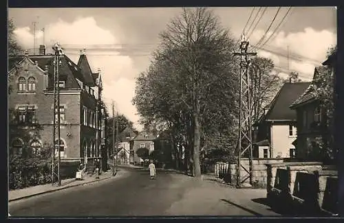 AK Grünbach /Vogtl., Falkensteiner Strasse