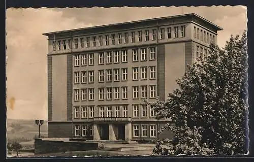 AK Glauchau, Blick auf die Ingenieurschule für Bauwesen