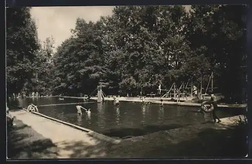 AK Schönau i. Vogtl., Naturbad im Wald