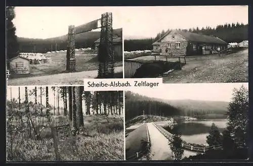 AK Scheibe-Alsbach, Zeltlager und See