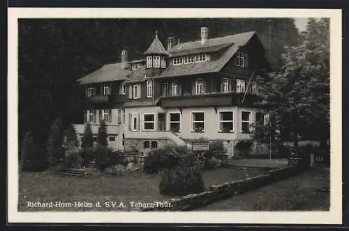 AK Tabarz /Thür., Richard-Horn-Heim der S.V.A.