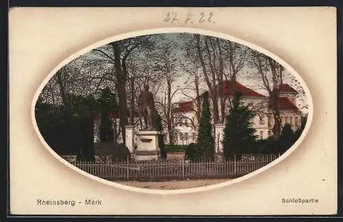 AK Rheinsberg-Mark, Schlosspartie mit Park