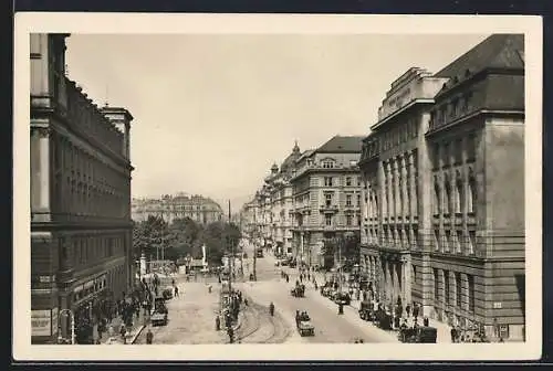 AK Wien, Schottengasse, Blick auf Währingerstrasse