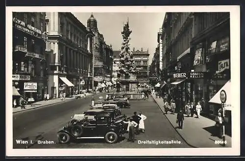 AK Wien, Graben mit Dreifaltigkeitssäule