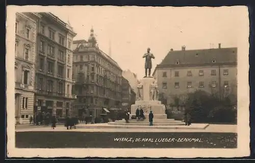 AK Wien, Am Karl Lueger-Denkmal