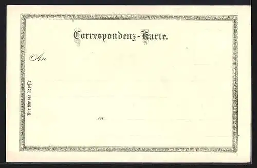 Lithographie Prebischthor, Ansicht mit Restaurant