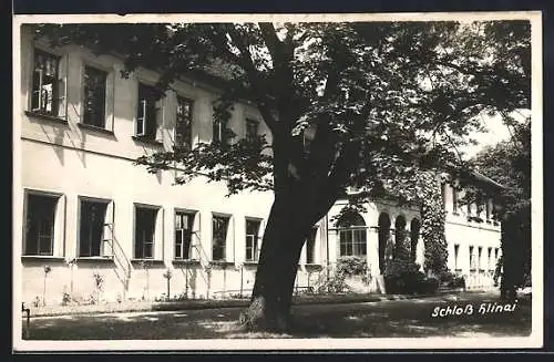 AK Gross Tschochau, Schloss Hlinai, Aussenansicht