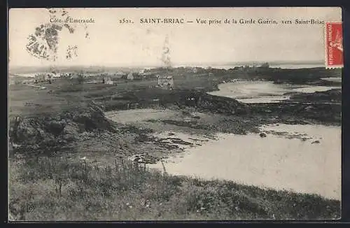 AK Saint-Briac, Vue prise de la Garde Guérin vers Saint-Briac