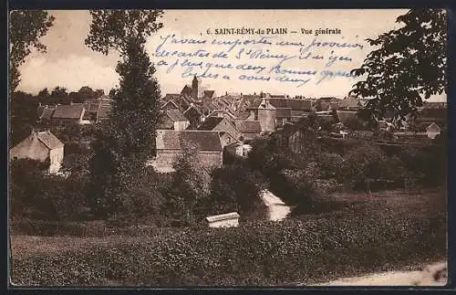 AK Saint-Rémy-du-Plain, Vue générale