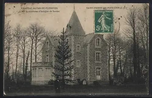 AK Saint-Pierre-de-Plesguen /I.-et-V., Chateau du Pas-de-Plesguen