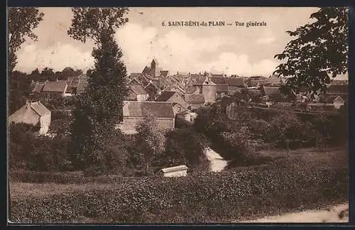 AK Saint-Rémy-du-Plain, Vue générale