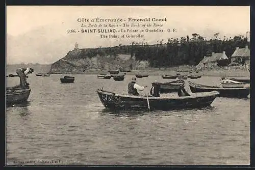 AK Saint-Suliac /Côte d`Émerauld, Les Bords de la Rance, La Pointe de Grinfollet