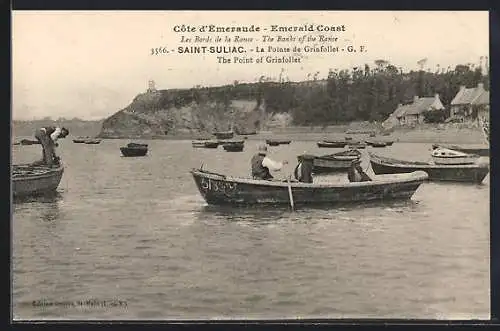 AK Saint-Suliac, La Pointe de Grinfollet, Les Bords de la Rance