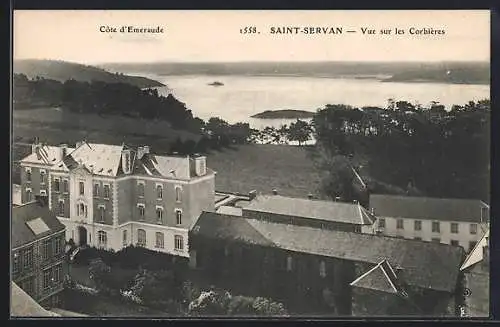 AK Saint-Servan /Côte d`Emeraude, Vue sur les Corbières