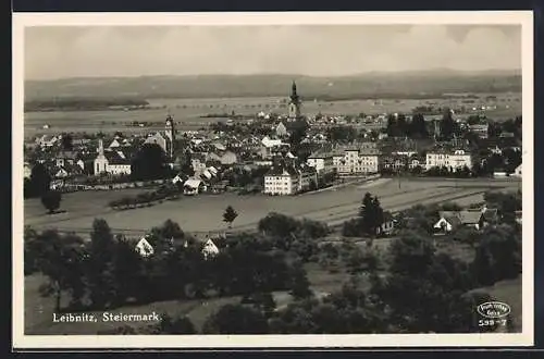 AK Leibnitz, Ortsansicht aus der Ferne