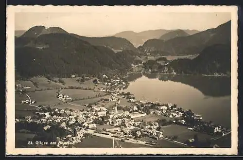 AK St. Gilgen am Abersee, Panorama