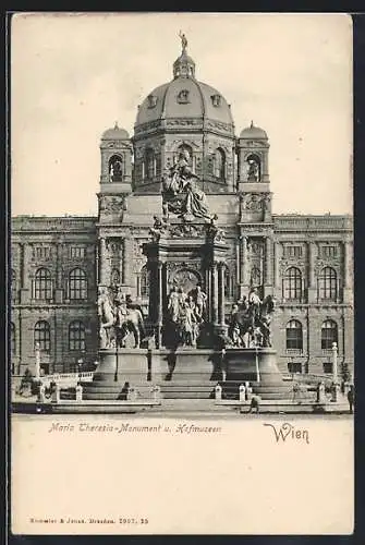 AK Wien, Maria Theresia-Monument und Hofmuseen