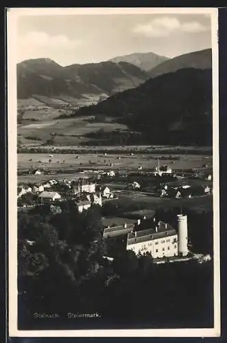 AK Stainach /Steiermark, Ortsansicht aus der Vogelschau