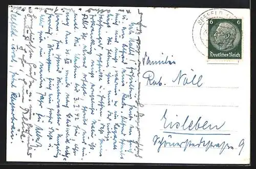 AK Seefeld i. Tirol, Ortsansicht gegen Hohe Munde