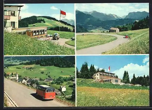 AK Bödele ob Dornbirn, Berggasthof Fetz, Hotel Garni, Landstrasse