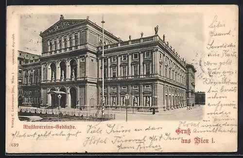 AK Wien, Musikvereins-Gebäude