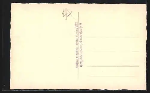 AK Alt-Graz, Hof durch Tor gesehen