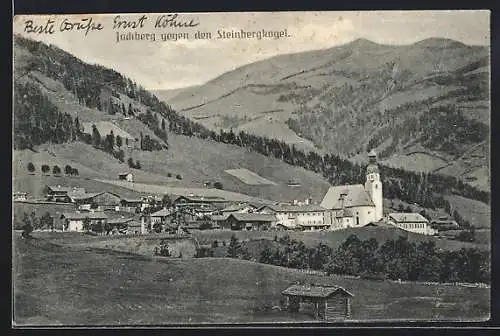 AK Jochberg /Tirol, Teilansicht gegen den Steinbergkogel