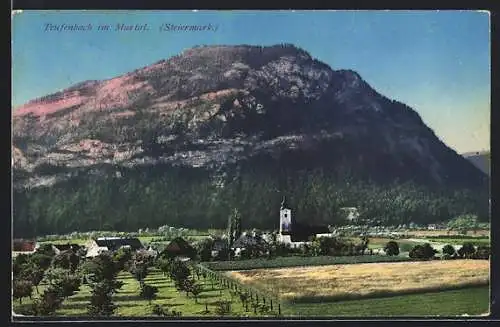 AK Teufenbach /Murtal, Blick auf den Ort