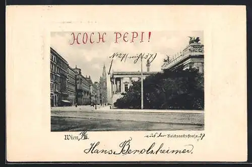 AK Wien I, Reichsratsstrasse