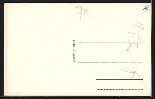 AK Unzmarkt, Teilansicht mit Burg, Kirche, Weisses Gebäude