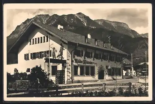 AK Oberstdorf i. bayr. Allgäu, Gasthof Wilde Männle