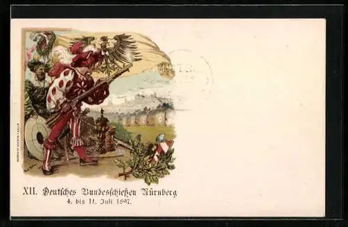 AK Nürnberg, XII. Deutsches Bundesschiessen 1897