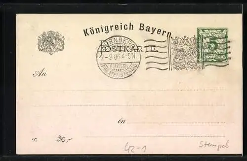 AK Nürnberg, XII. Deutsches Bundesschiessen 1897