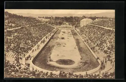 AK Athen, Blick auf das Stadion