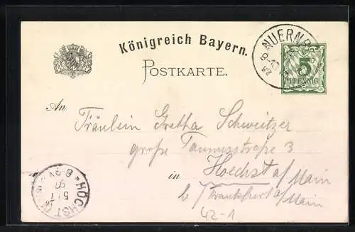 AK Nürnberg, XII. Deutsches Bundesschiessen 1897