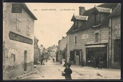 AK Saint-Parize, La Grande rue