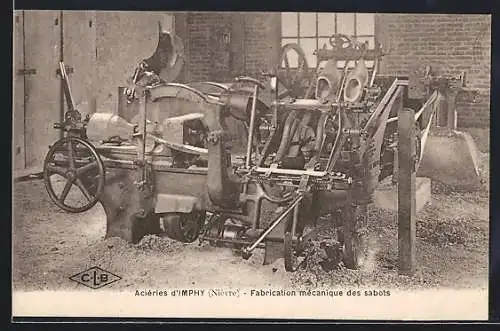 AK Imphy /Nièvre, Aciéries, Fabrication mécanique des sabots