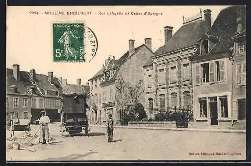 AK Moulins Engilbert, Rue Lafayette et Caisse d`Epargne
