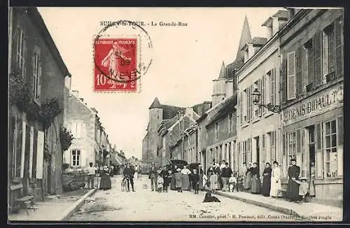 AK Suilly-la-Tour, La Grande-Rue